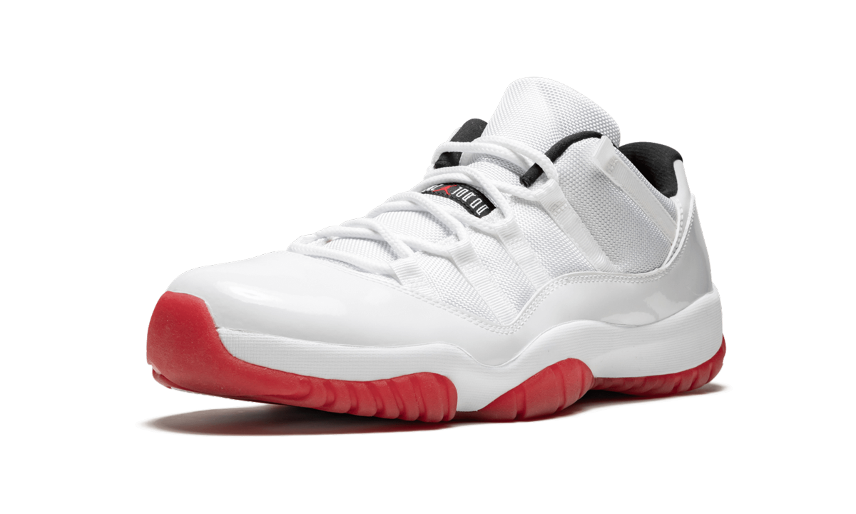 Air Jordan 11 Retro Low White/Varsity Red 528895 101