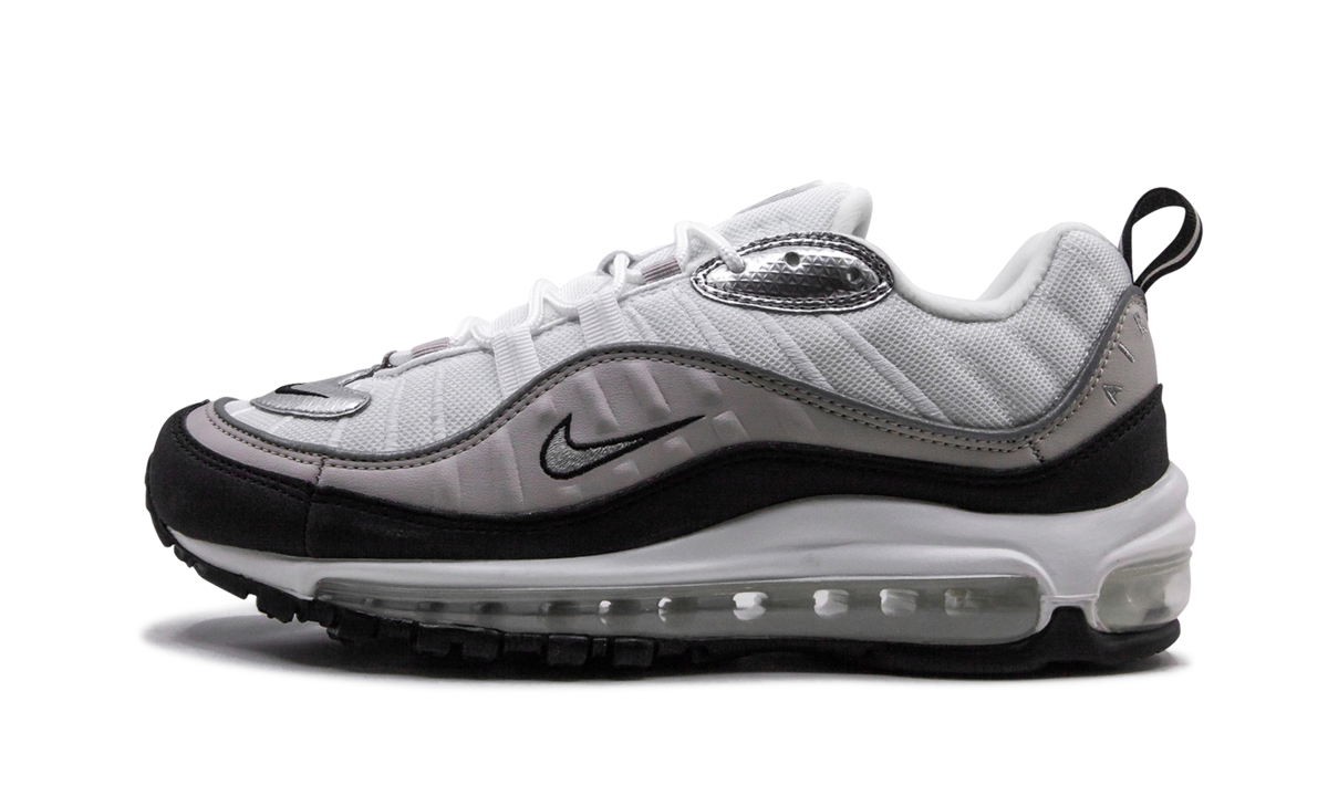 Nike AIR MAX 98 WMNS "White/Metallic Silver" AH6799 116