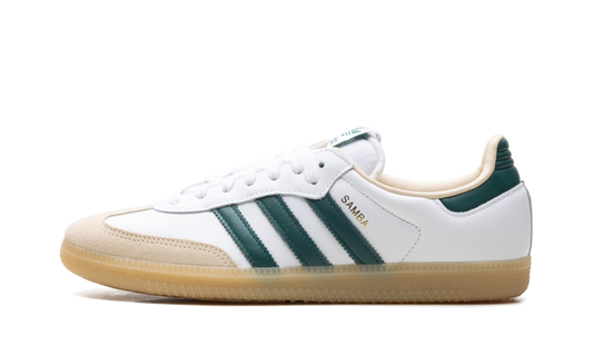 Adidas SAMBA OG "Cloud White Collegiate Green Gum" JS3831