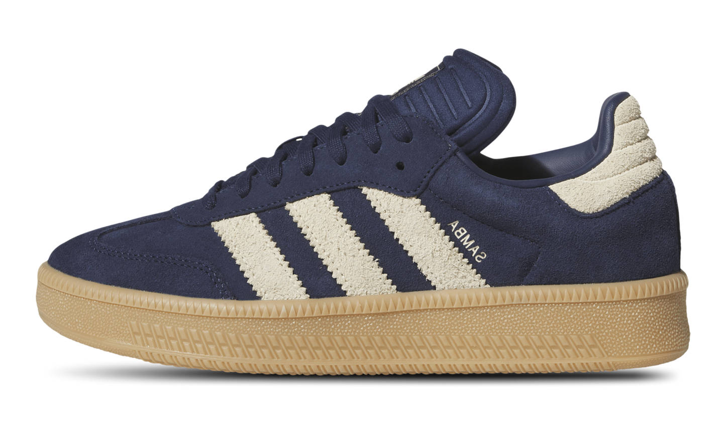Adidas ORIGINALS SAMBA XLG "Night Indigo/Gum/Warm Vanilla" JQ2885
