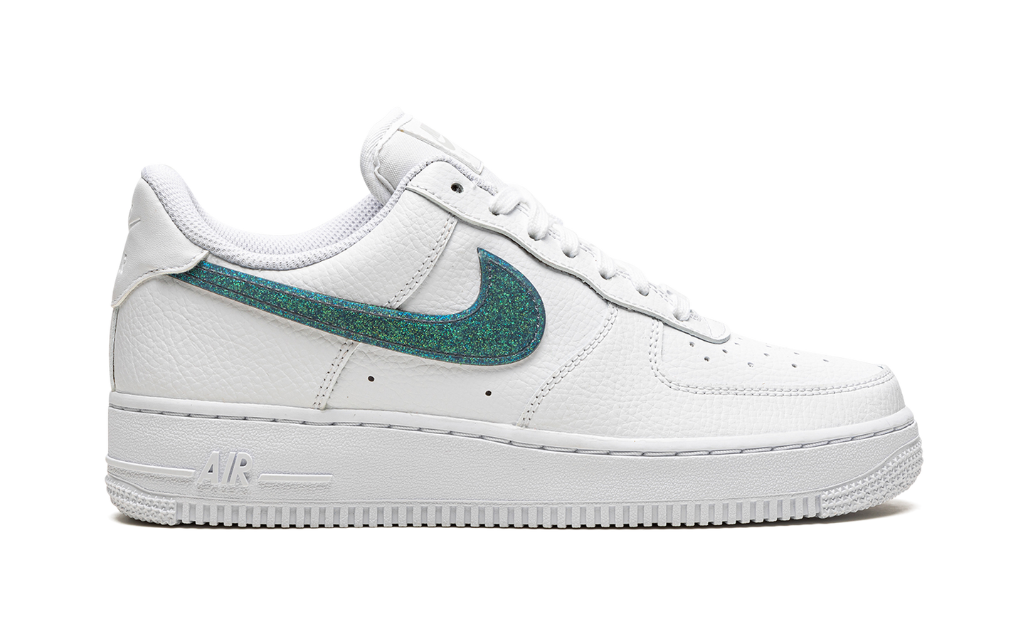 Nike AIR FORCE 1 '07 ESS WMNS Glitter Swoosh - Celery DH4407 100