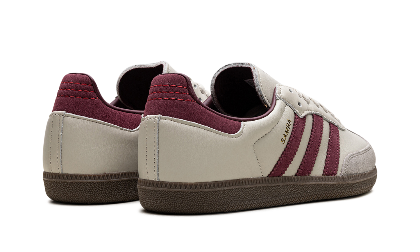 Adidas Samba OG "Putty Grey Maroon" ID1482