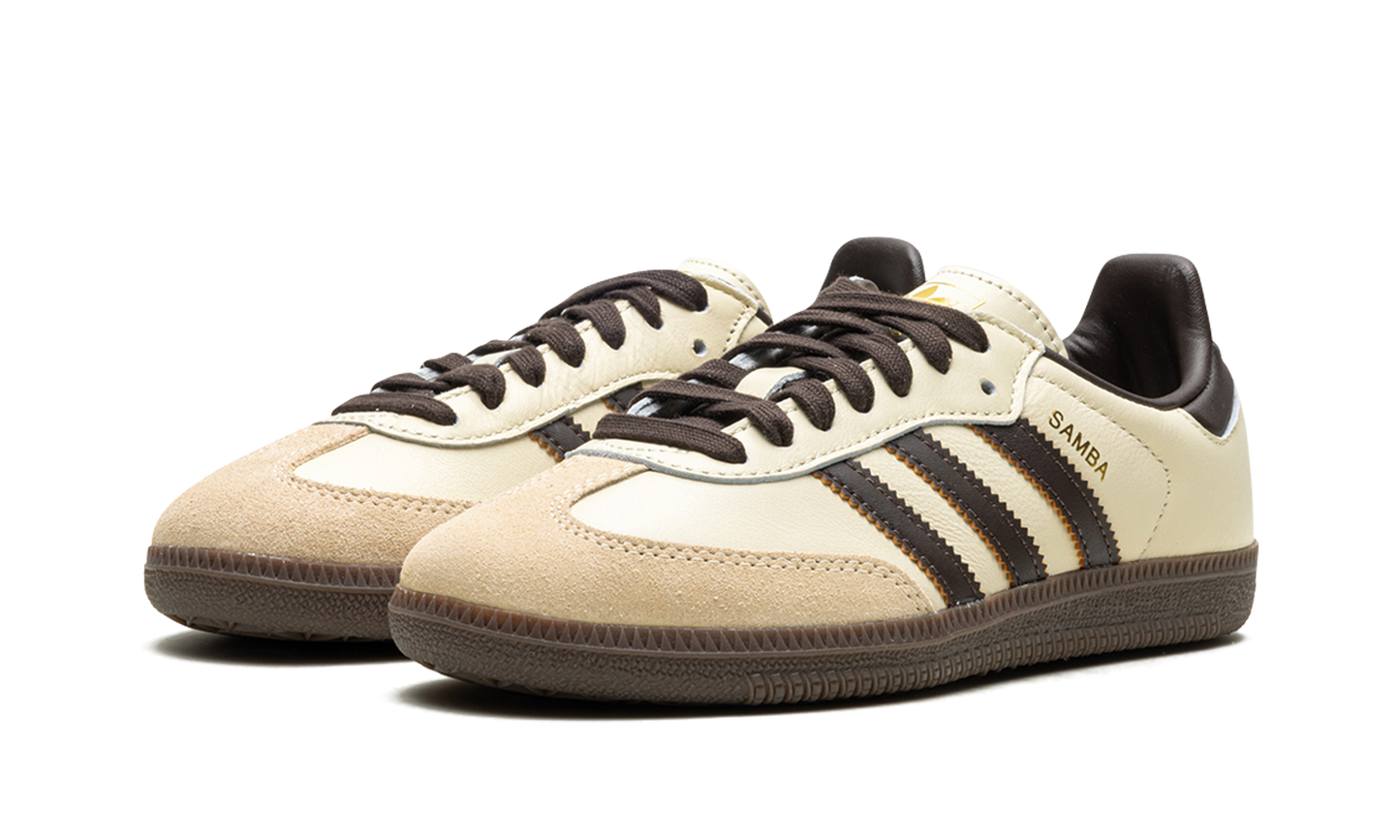 Adidas Samba OG "Cream White / Dark Brown" JR2660