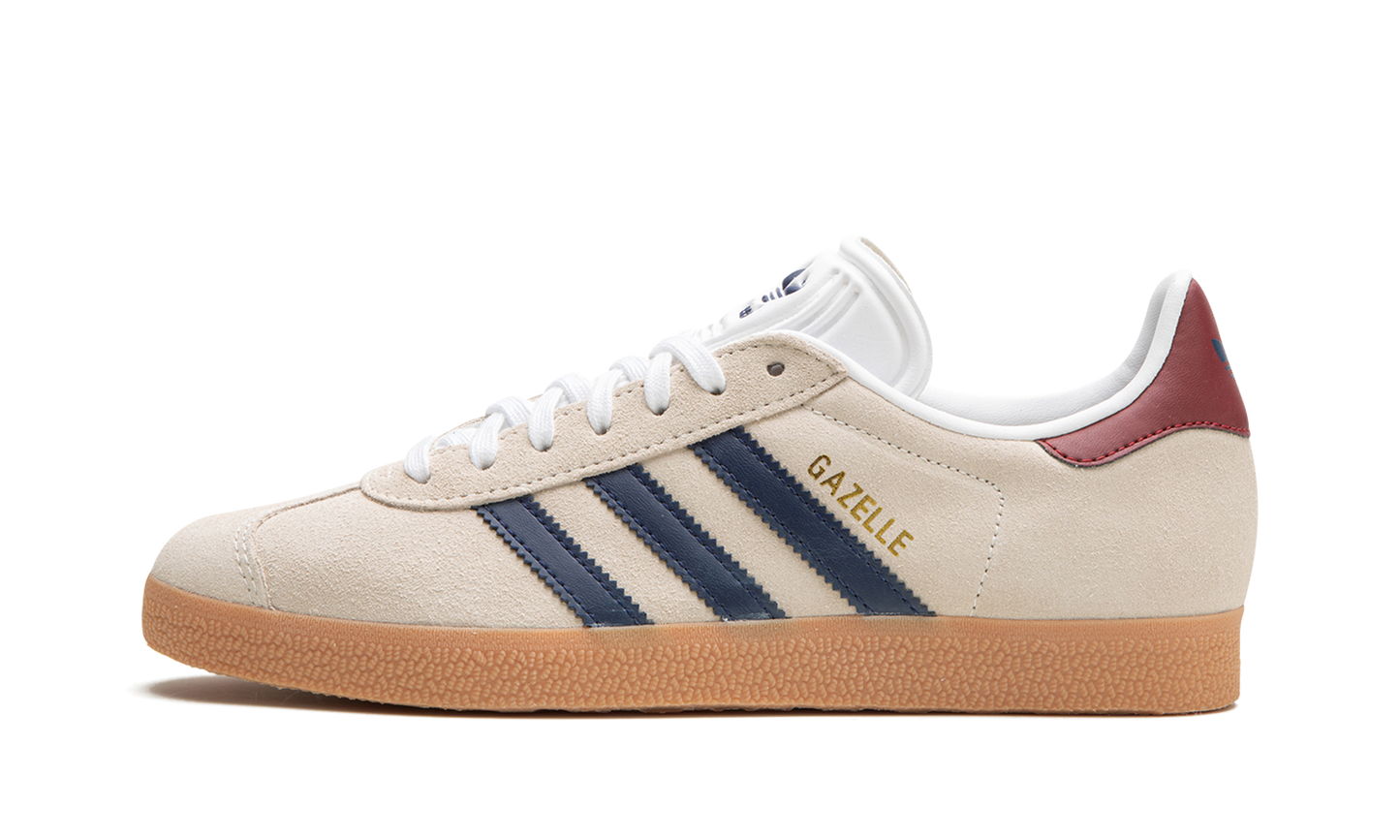Adidas Gazelle "Off White / Dark Blue / Gum" IE0546