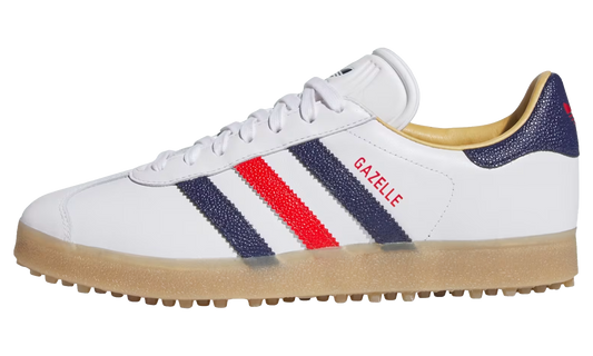 Adidas Gazelle Spikeless Golf "White / Dark Blue" JP7705