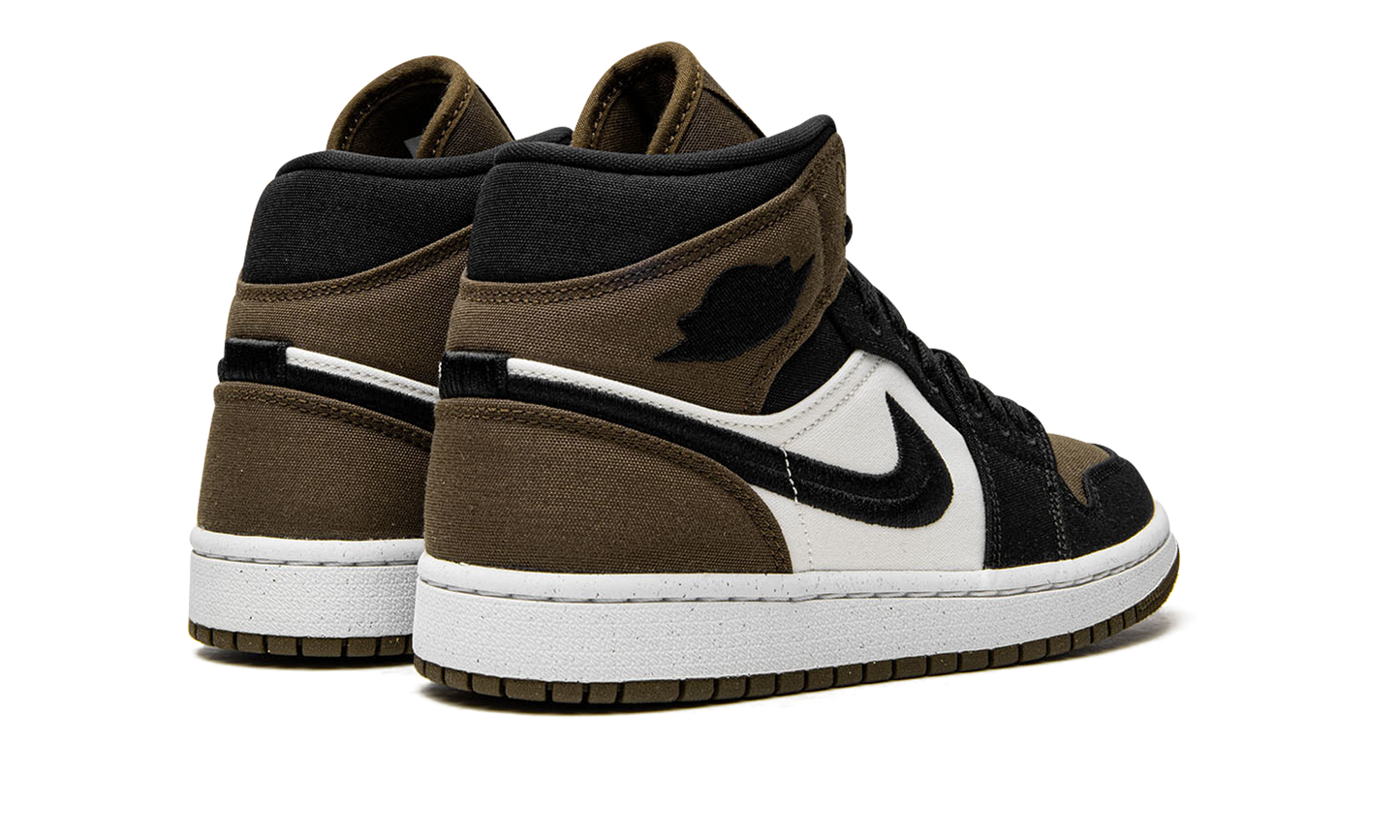 AIR JORDAN 1 MID SE WMNS Olive Toe DV0427 301