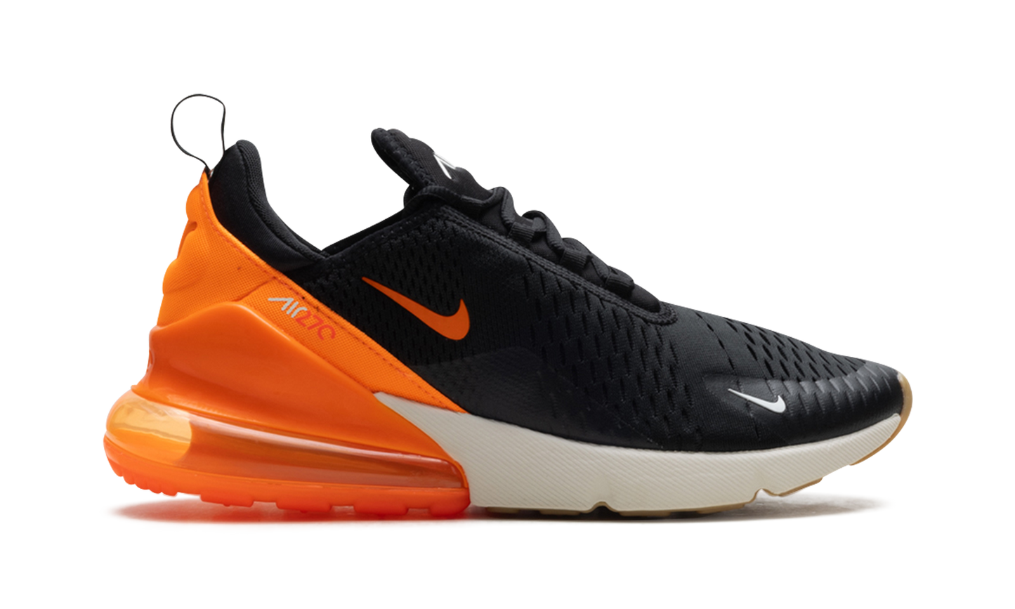 Nike Air Max 270 "Black/Total Orange-Bright Crimson" AH8050 030