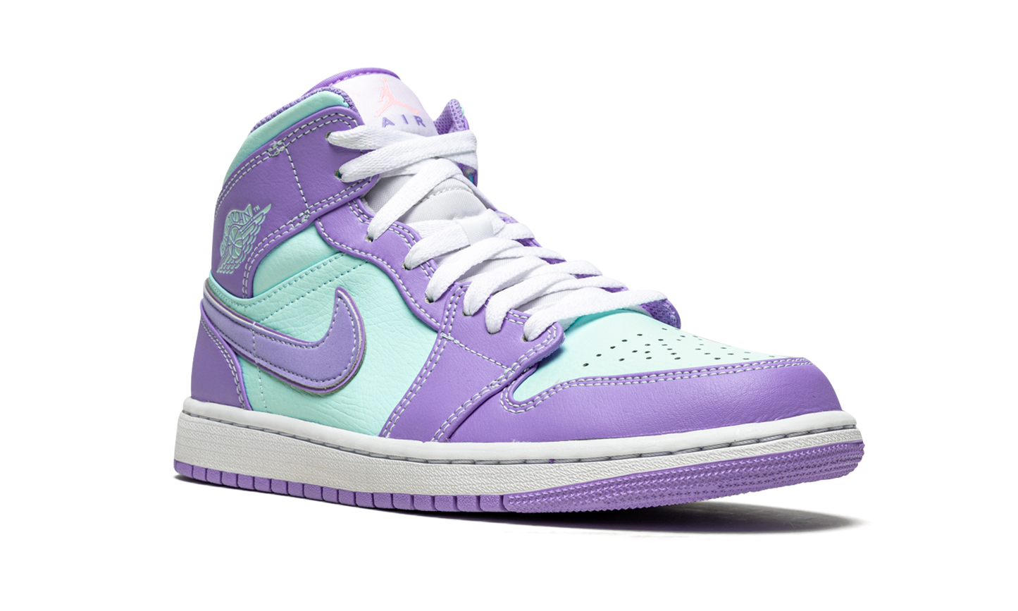 Air Jordan 1 Mid Purple Pulse / Glacier Blue 554724 500