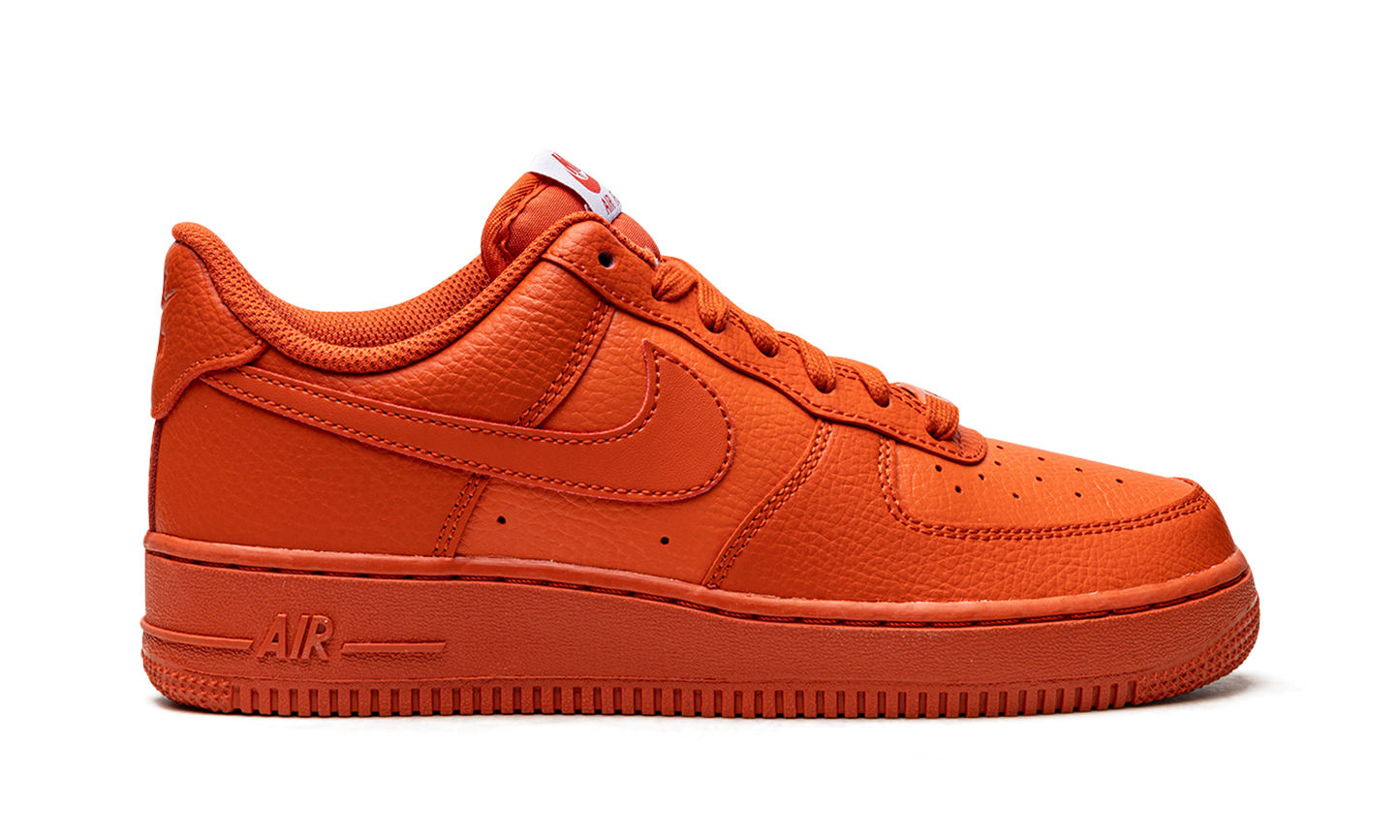 Nike AIR FORCE 1 '07 MNS WMNS Triple Orange DZ4442 800