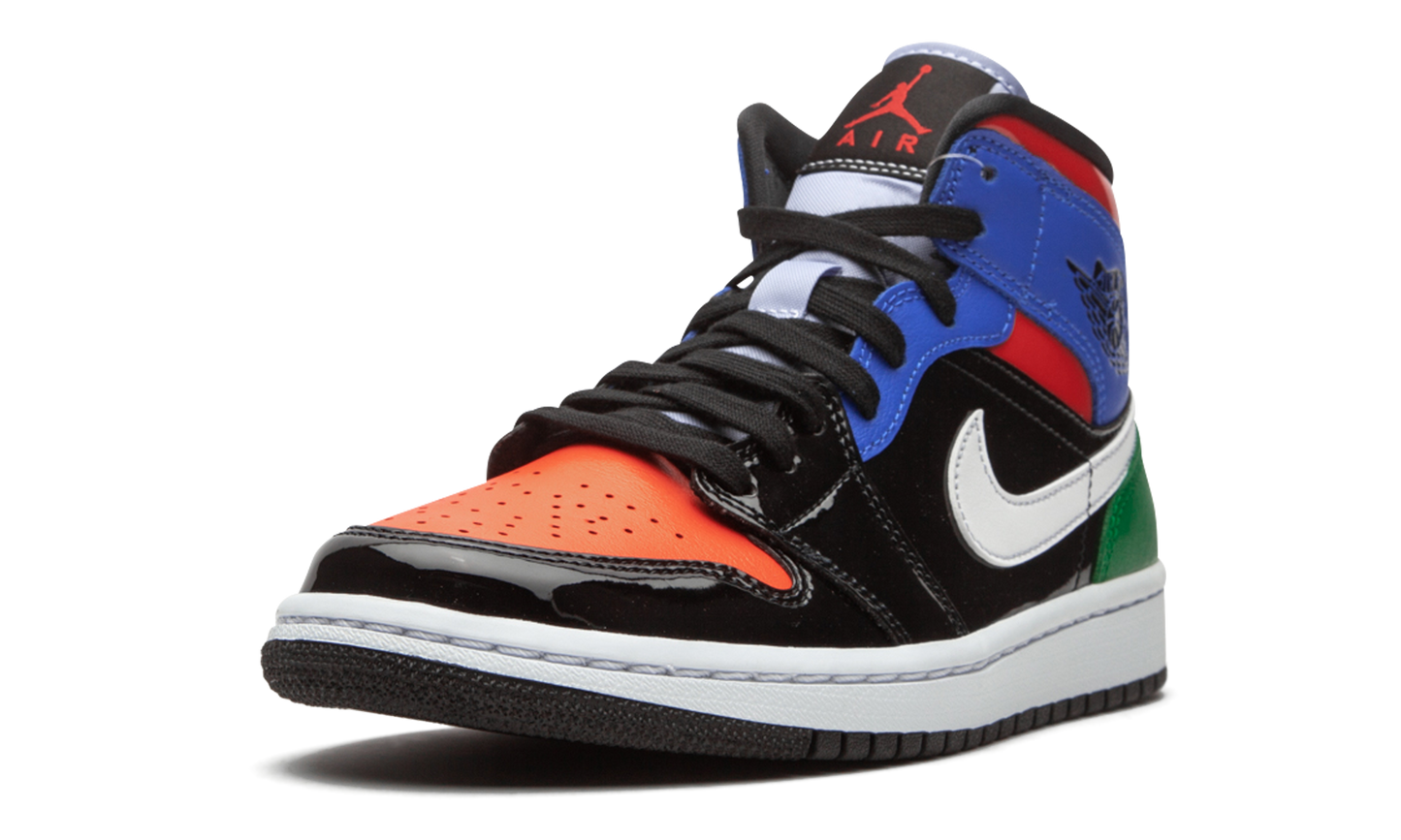 AIR JORDAN 1 MID SE WMNS Multicolor Patent CV5276 001