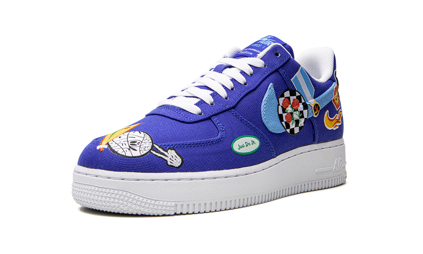 Nike AIR FORCE 1 LO '07 PRM MNS WMNS Los Angeles Patched Up DX2306 400
