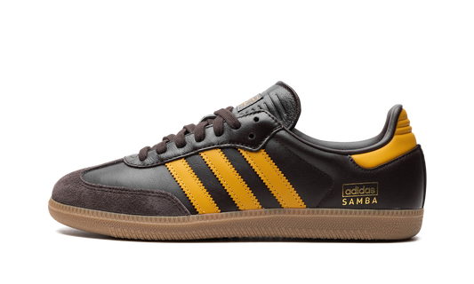 Adidas Samba OG "Dark Brown Preloved Yellow" IG6174