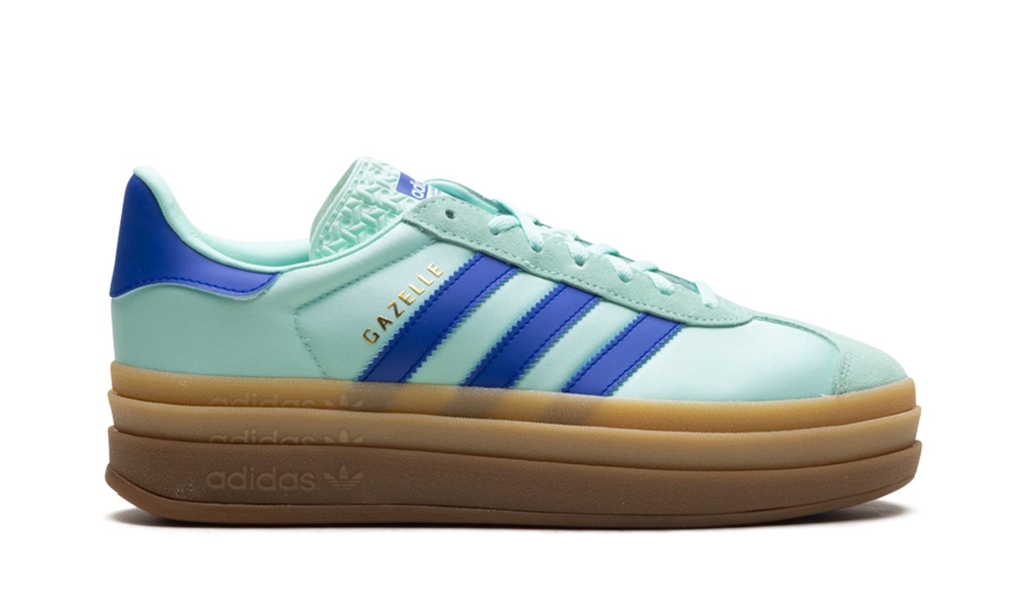 Adidas Gazelle Bold WMNS "Clear Mint Lucid Blue Gold Metallic" JI2702