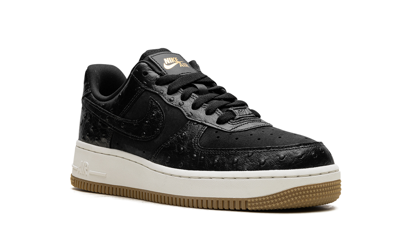 Nike Air Force 1 Low '07 WMNS Black Ostrich DZ2708 002
