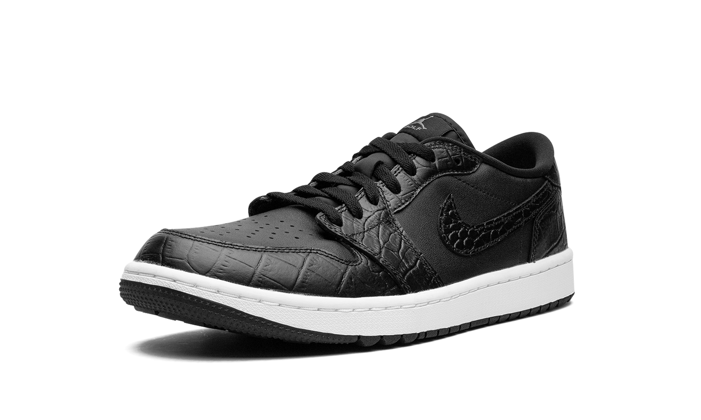 Air Jordan 1 Golf Low Black Croc DD9315 003