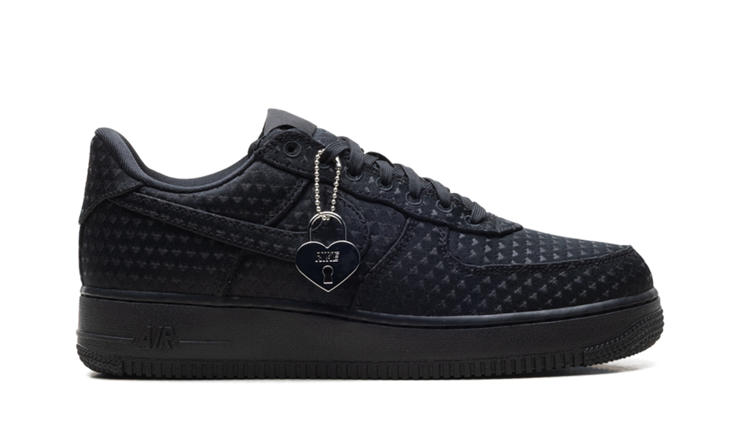 Nike Air Force 1 Low WMNS Valentine's Day - Triple Black IQ9965 001