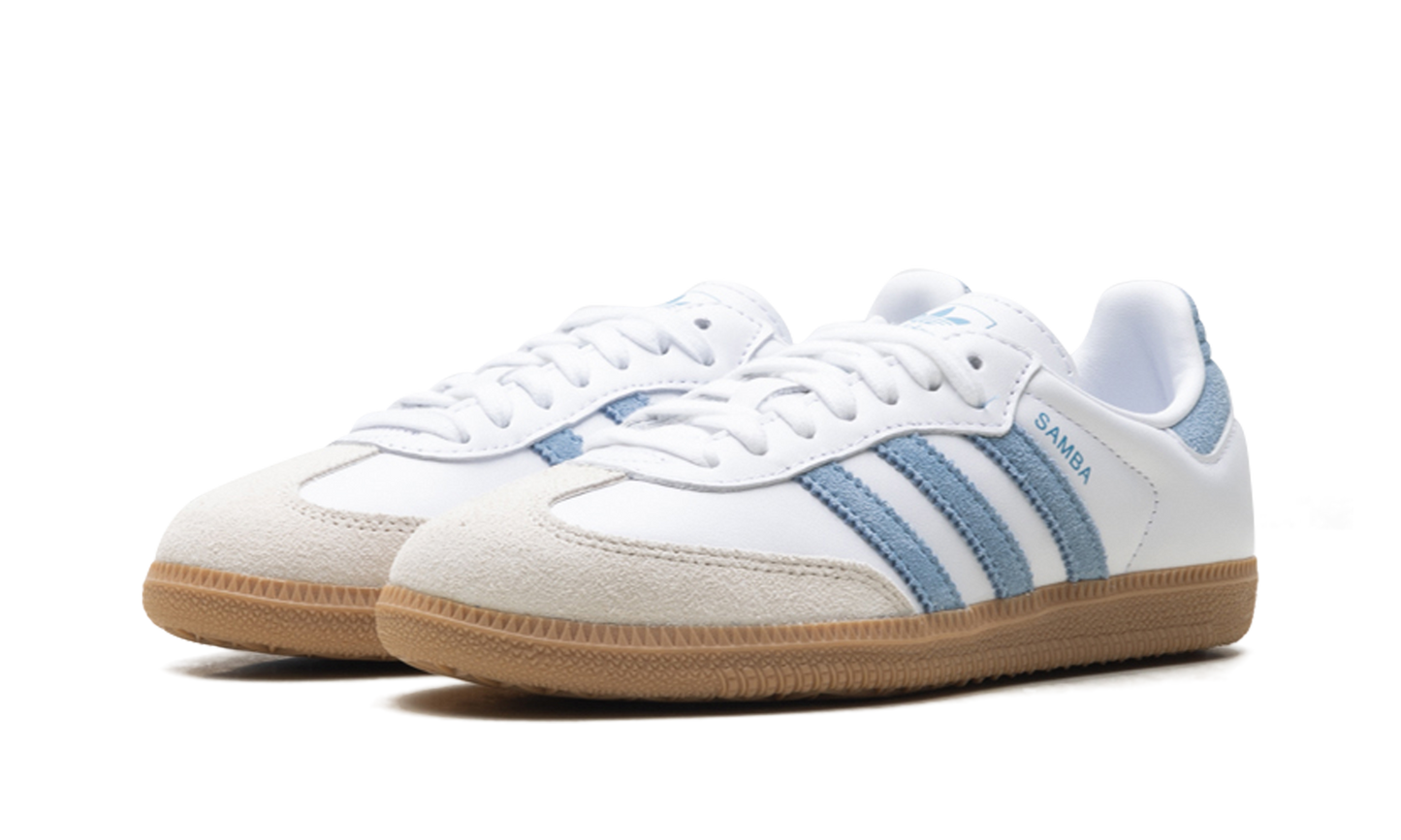 Adidas Samba OG WMNS "White / Ash Blue" JS1391