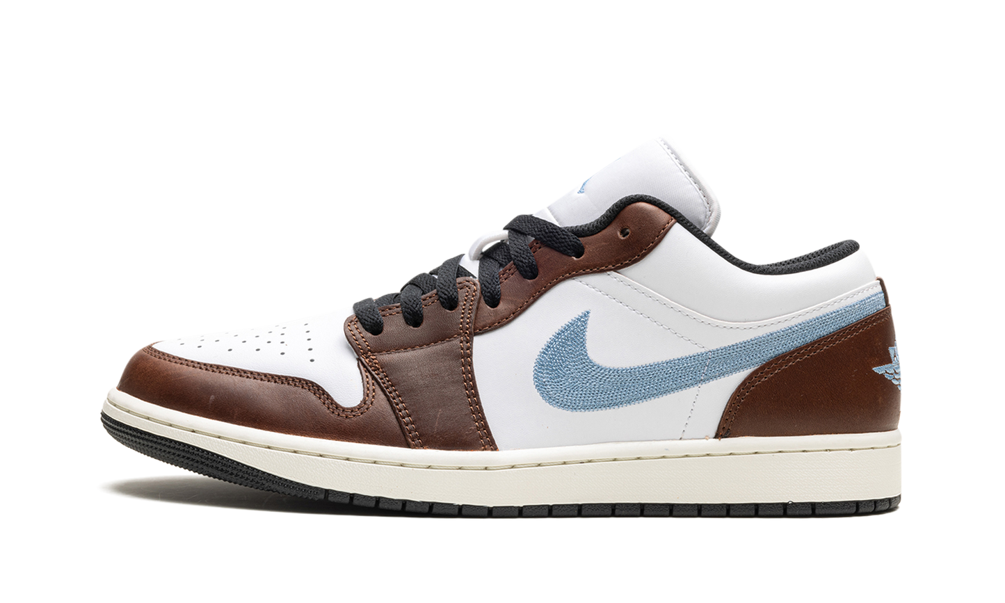 Air Jordan 1 Low SE Embroidered Swoosh - Mocha FQ7832 142