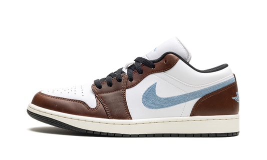 Air Jordan 1 Low SE Embroidered Swoosh - Mocha FQ7832 142