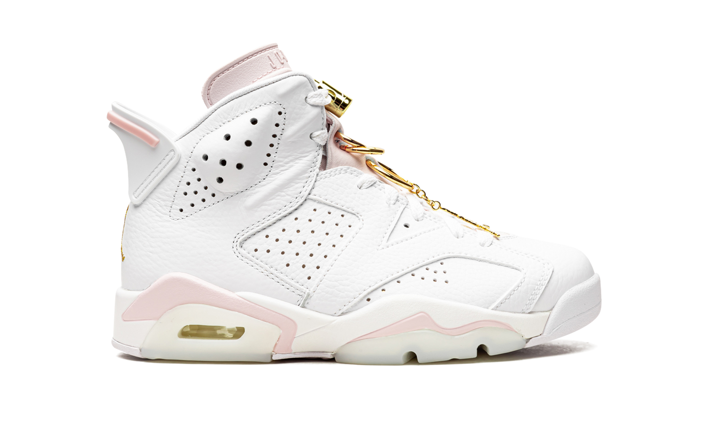 AIR JORDAN 6 WMNS Gold Hoops DH9696 100