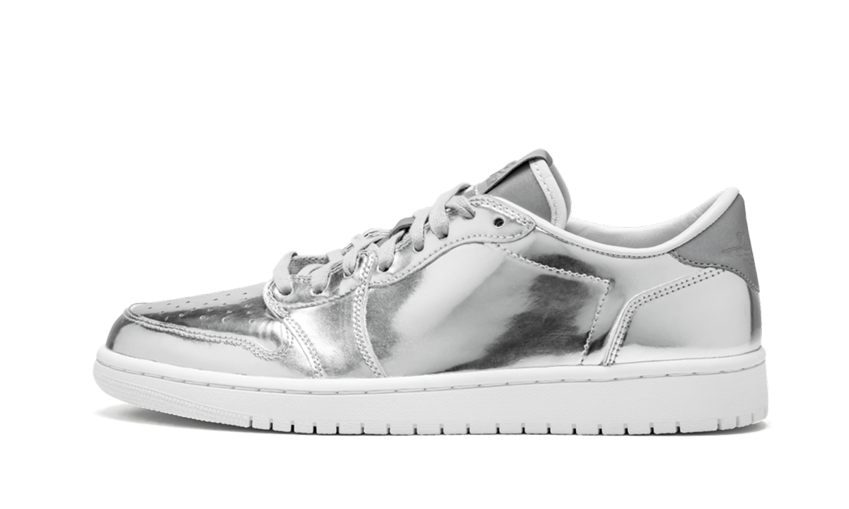 Air Jordan 1 Low Pinnacle Metallic Silver 852549 003