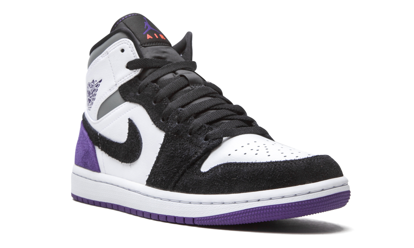 Air Jordan 1 Mid SE Court Purple Suede 852542 105