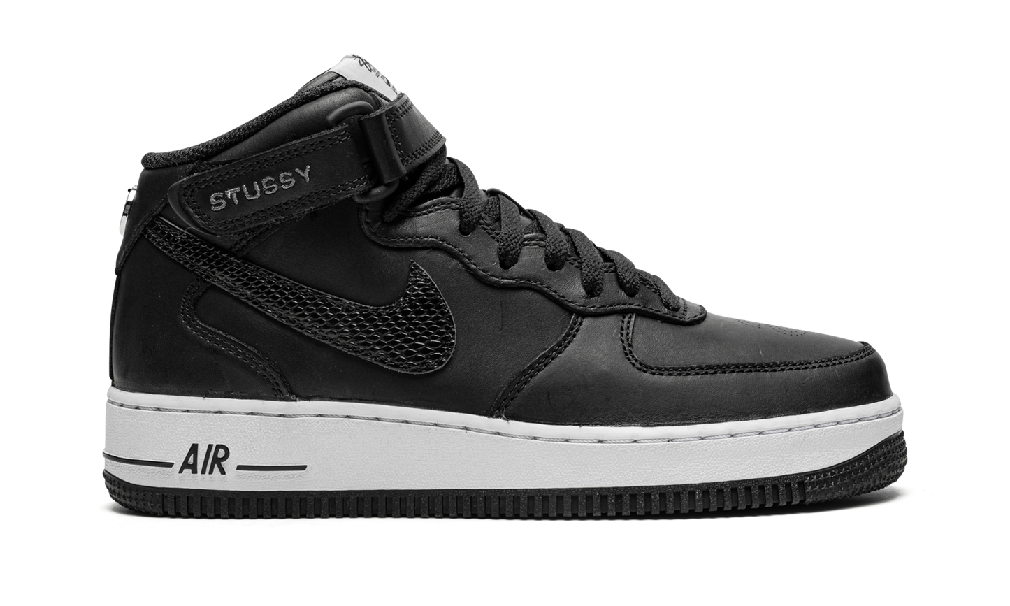 Nike Air Force 1 Mid "Stussy - Black" DJ7840 001