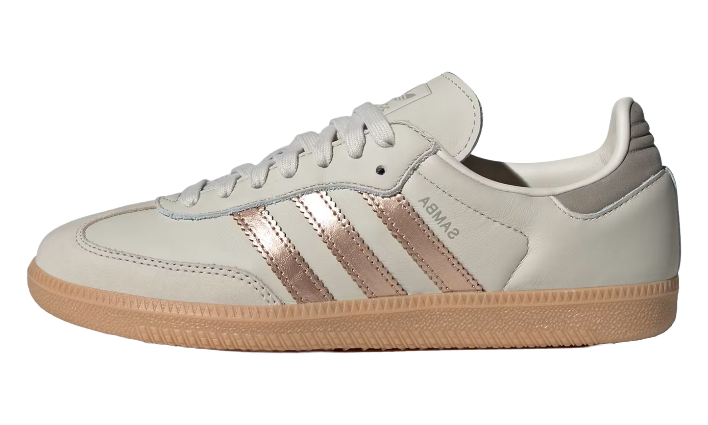 Adidas Samba OG WMNS "Clear Brown Copper Metallic Putty Beige" JR7341