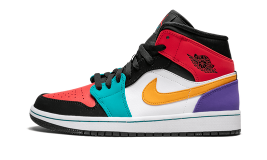 Air Jordan 1 Mid Multicolor 554724 125