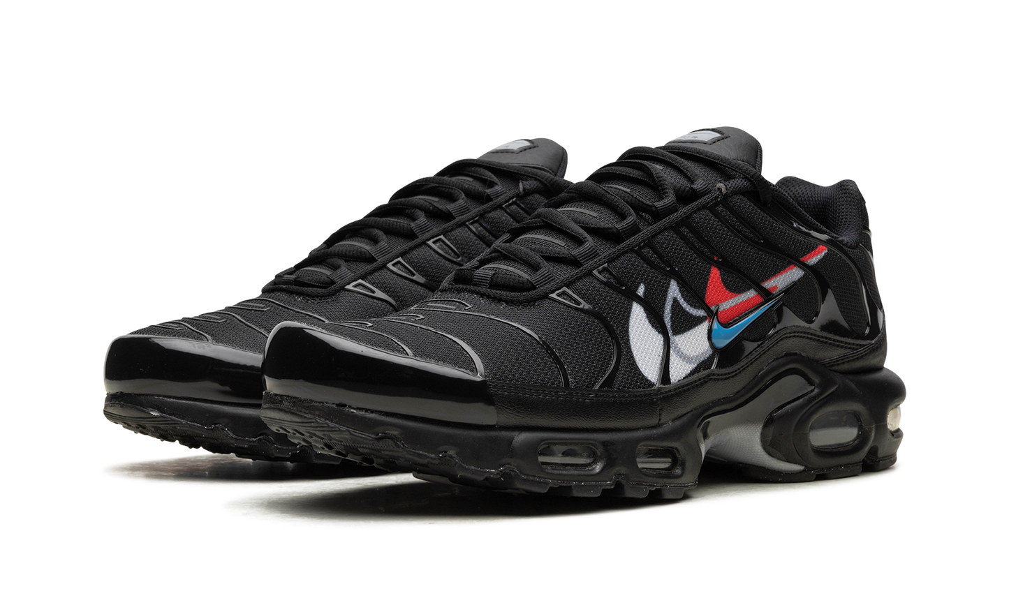 Nike Air Max Plus "Multi Swoosh Black Bright Crimson" FJ4224 001