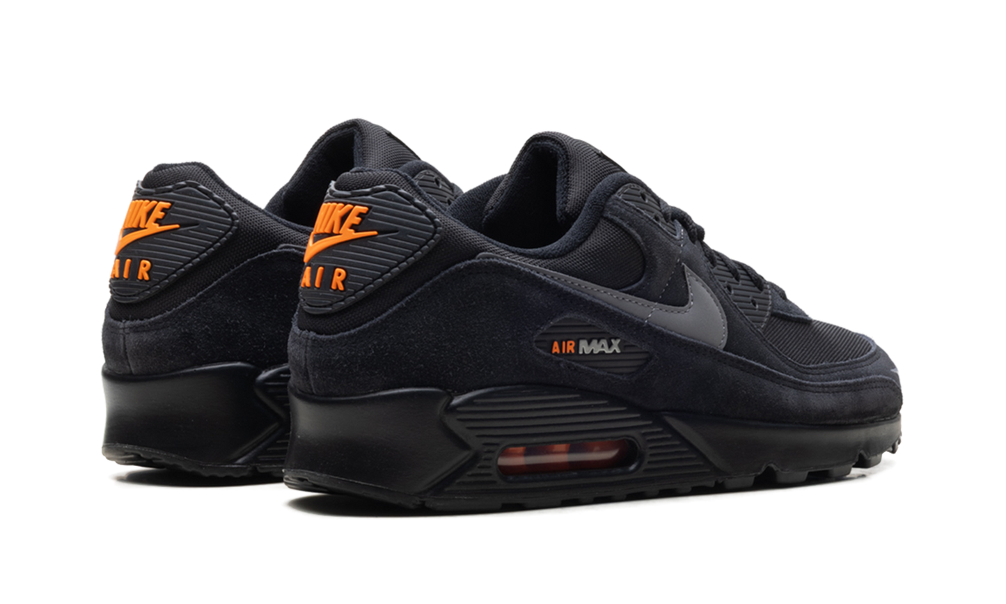 Nike Air Max 90 "Black Metallic Cool Grey Orange" DO6706 010