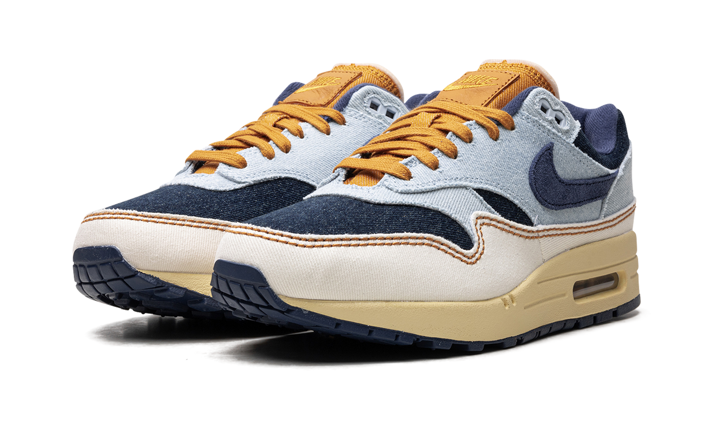 Nike AIR MAX 1 '87 WMNS "AURA / MIDNIGHT NAVY / PALE IVORY" FQ8900 440