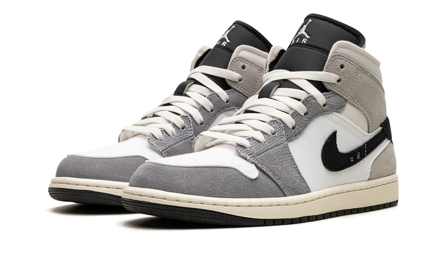 Air Jordan 1 Mid SE Craft Cement Grey DZ4136 002