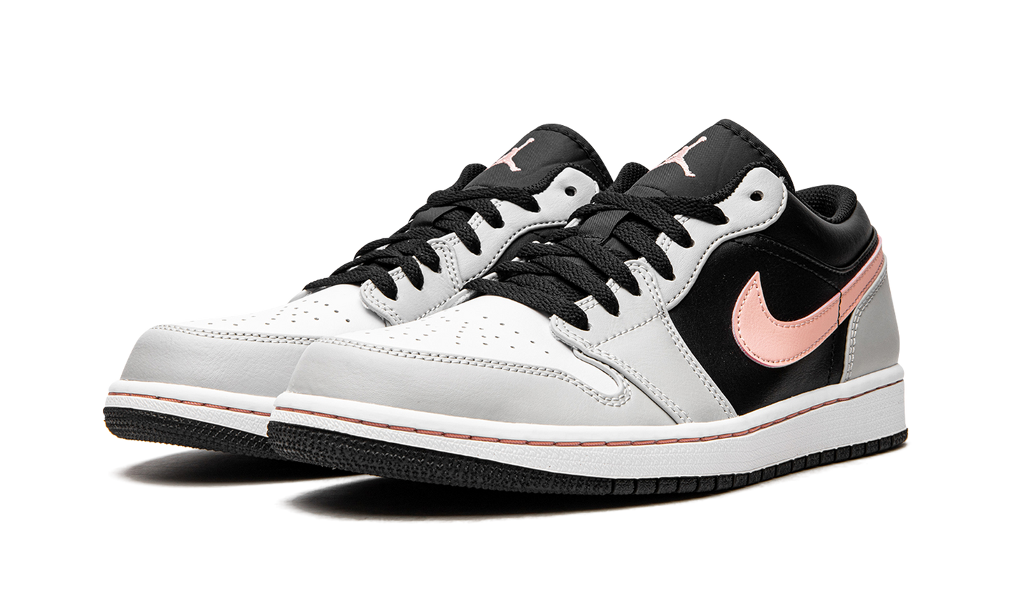 Air Jordan 1 Low Black Grey Coral 553558 062