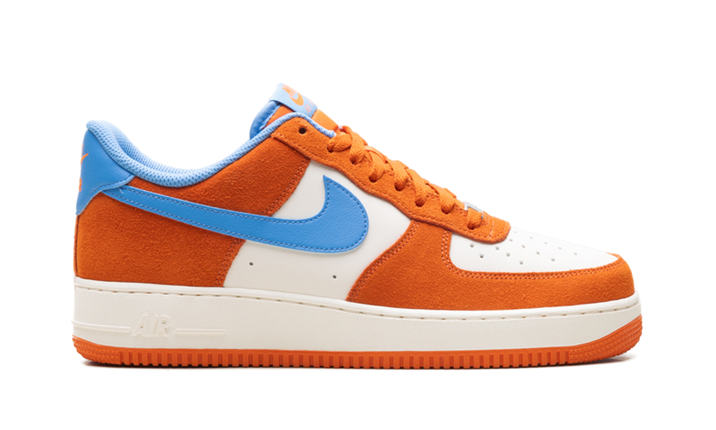 Nike Air Force 1 '07 LV8 "Safety Orange / University Blue" FQ8714 800