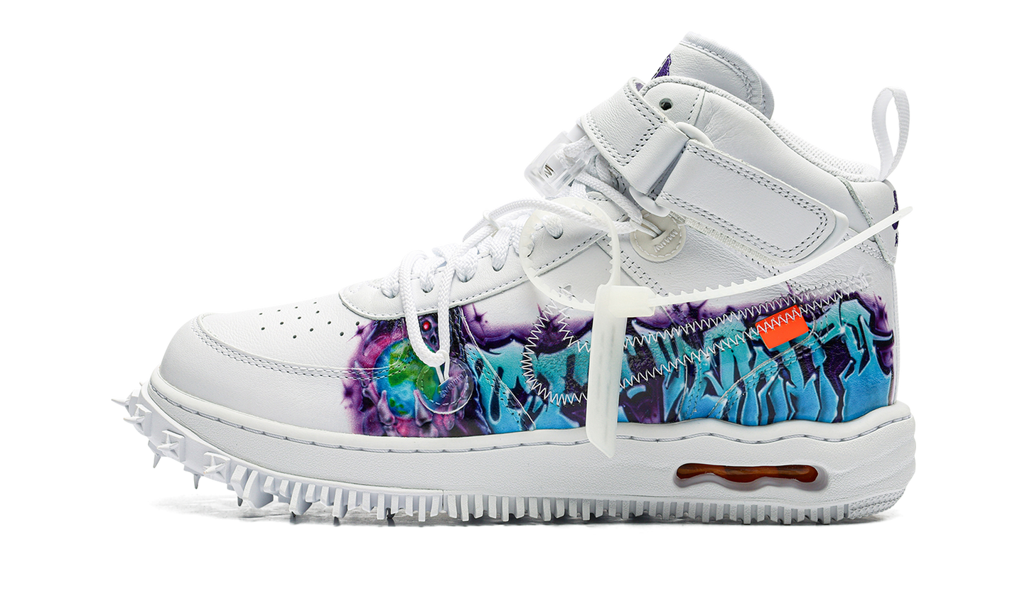 Nike Air Force 1 Mid "Off-White - Graffiti White" DR0500 100