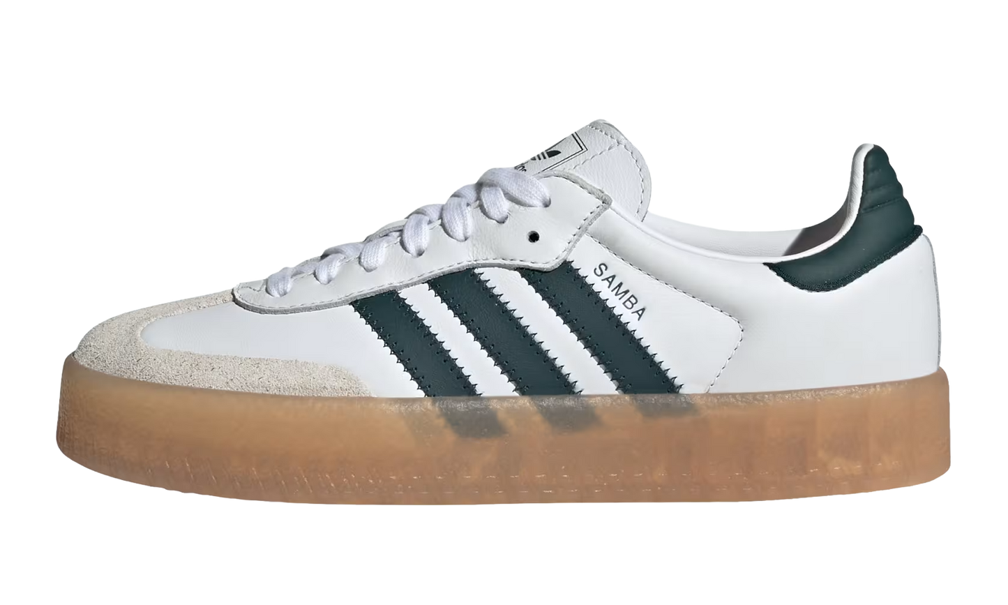 Adidas Sambae WMNS "Cloud White / Off White / Aurora Ivy" JQ0983