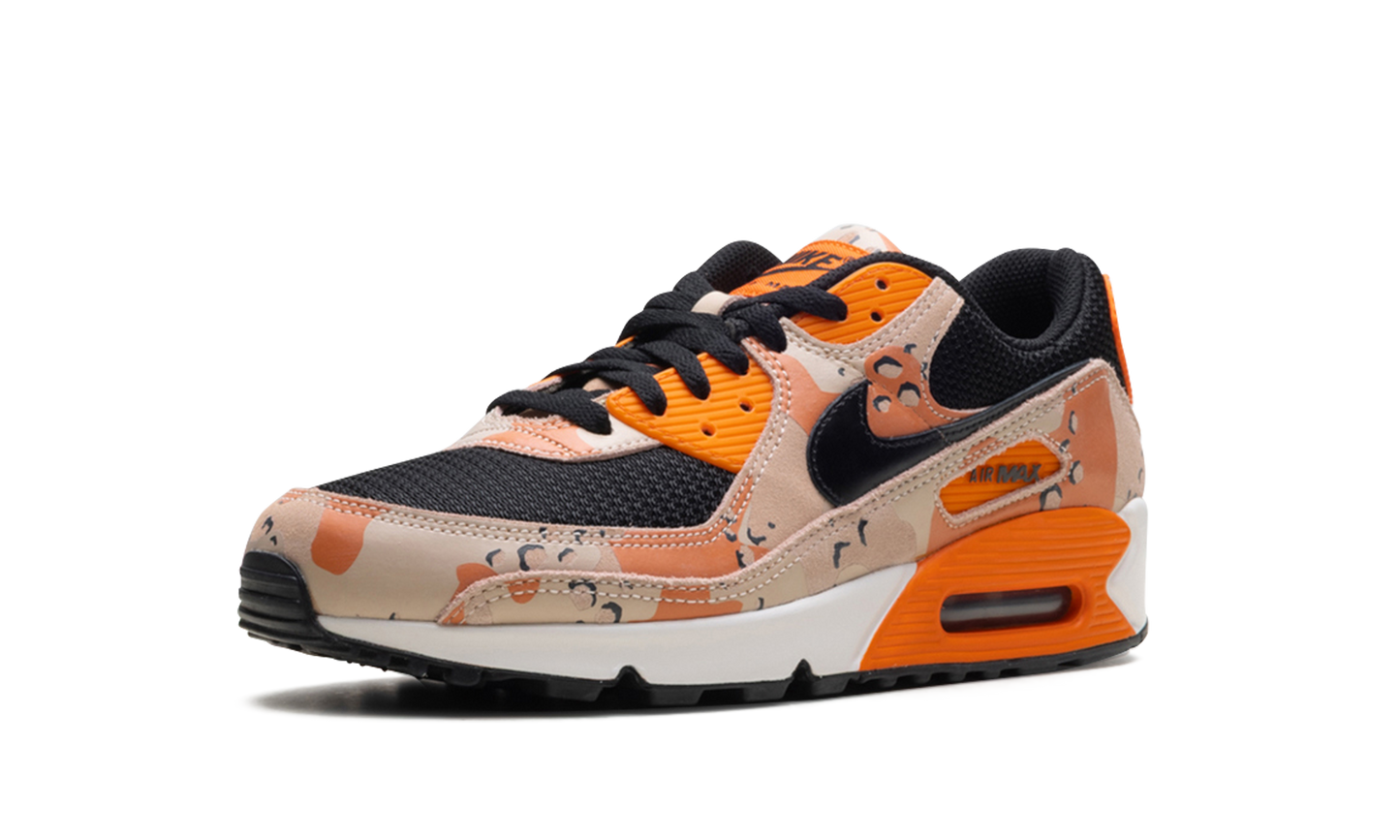 Nike Air Max 90 Premium "Bio Beige / Safety Orange / Phantom / Black" IF1721 201
