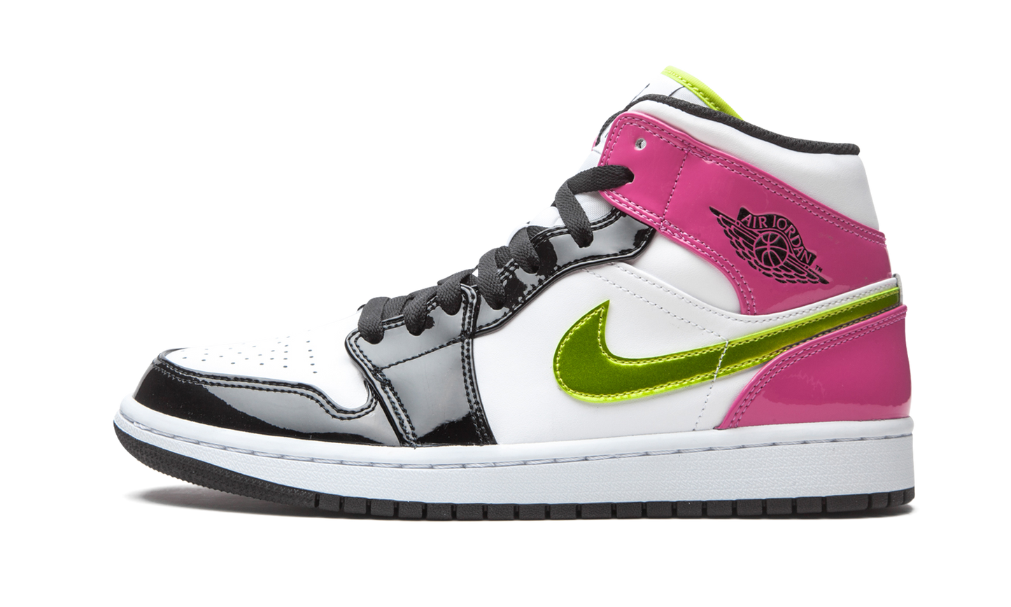 Air Jordan 1 Mid SE Cyber / Active Fuchsia CZ9834 100