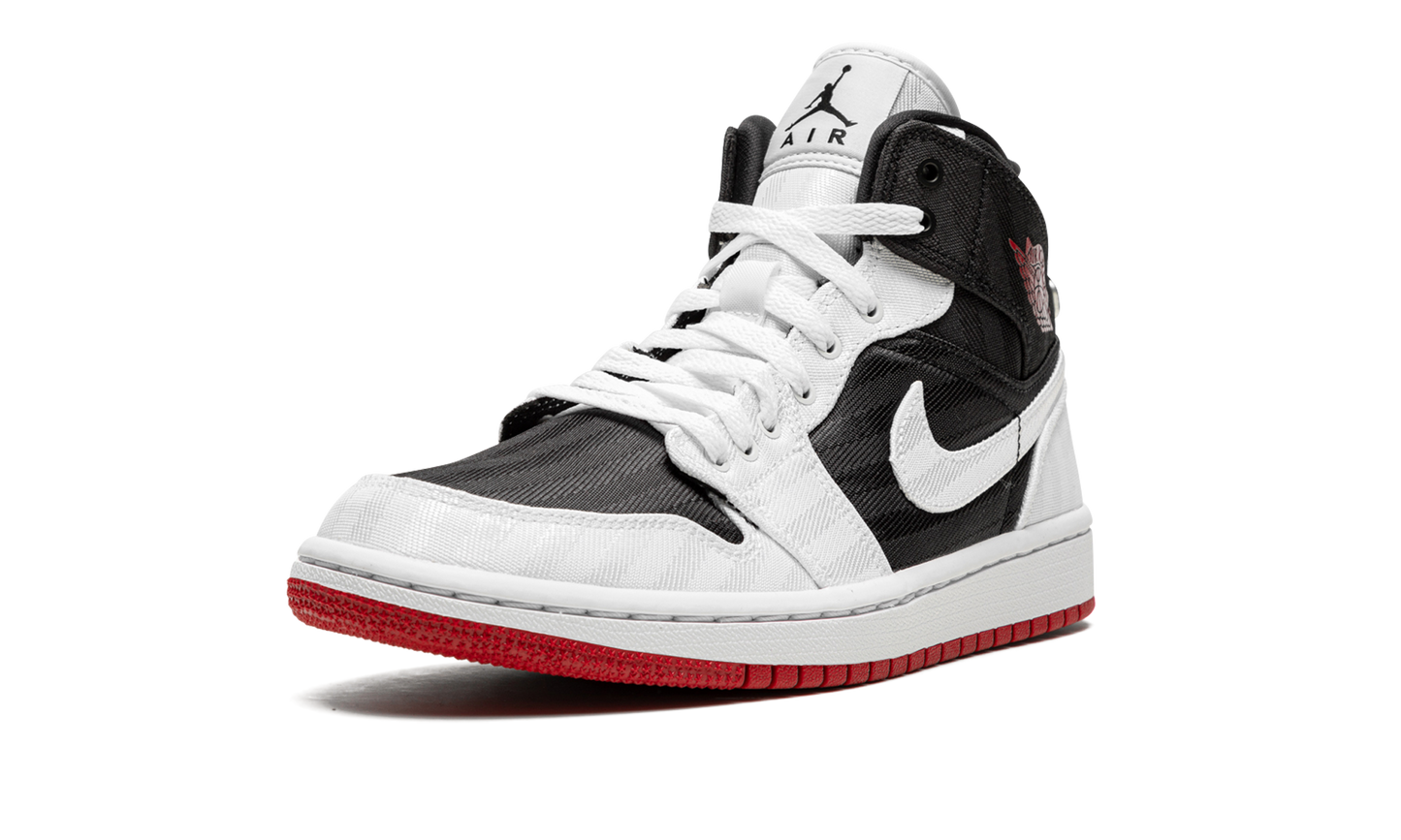 AIR JORDAN 1 MID SE UTL WMNS White / Black / Gym Red DD9338 016