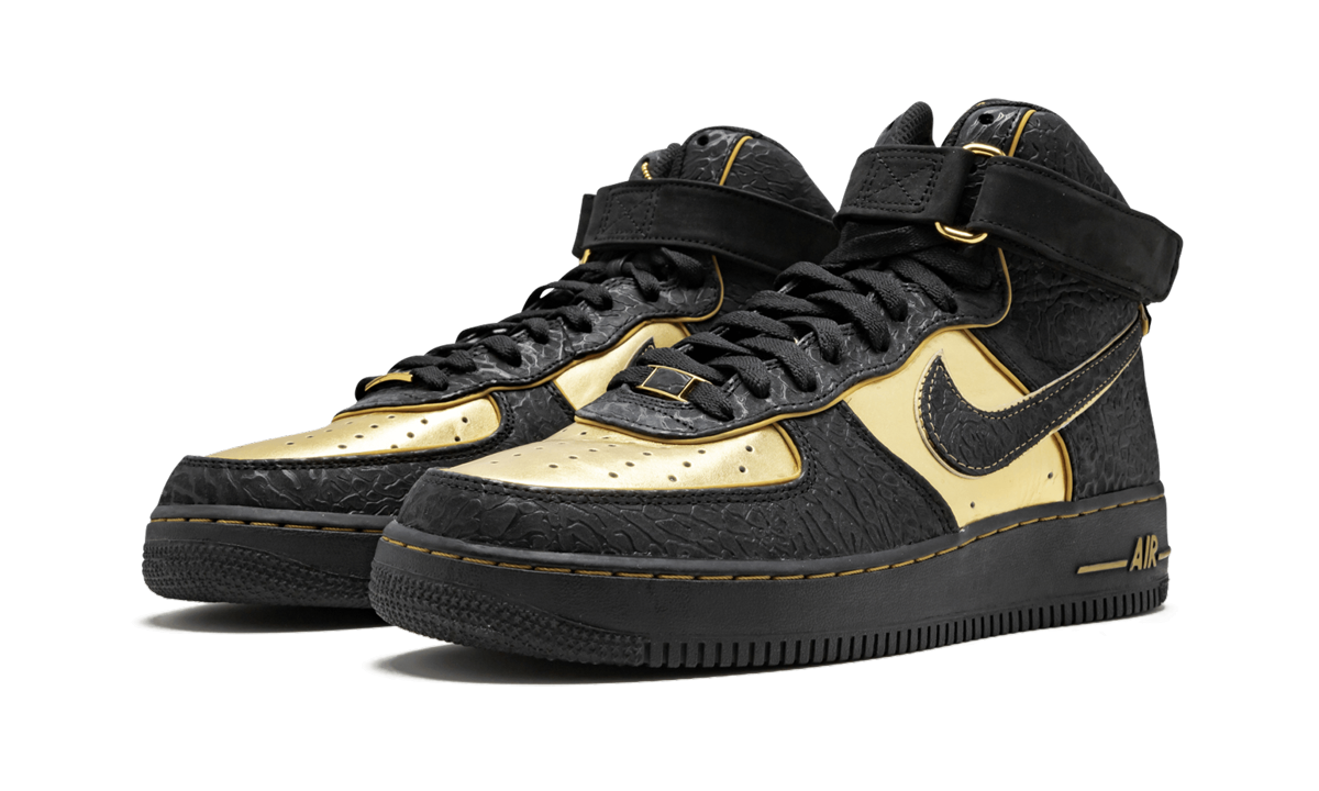 Nike Air Force 1 Hi Supreme "Black / Gold" 345189 002