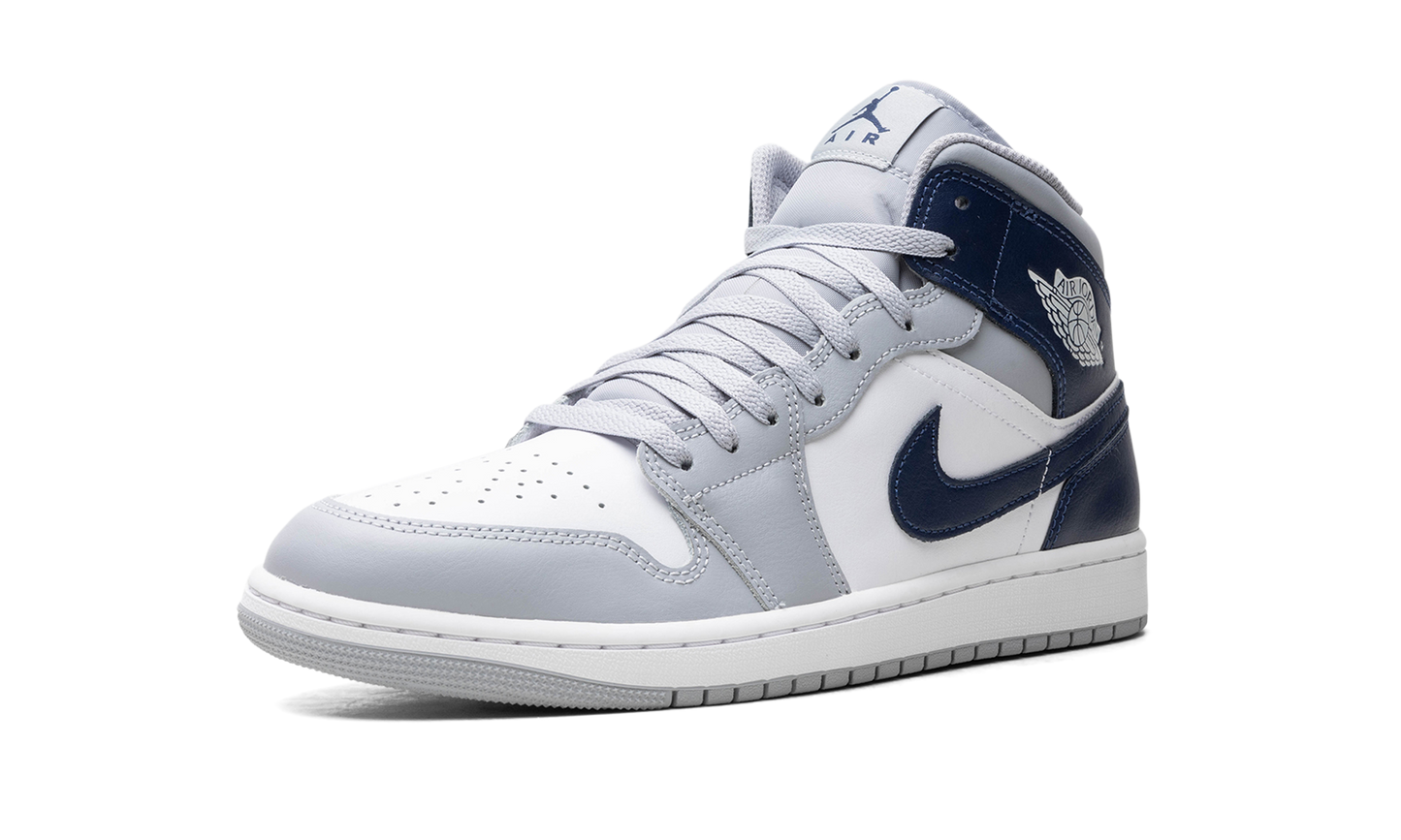 Air Jordan 1 Mid Wolf Grey Midnight Navy DQ8426 104