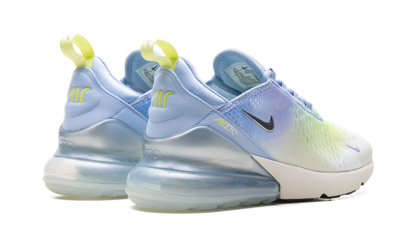 Nike Air Max 270 WMNS "Aluminum Hydrangeas Light Lemon Twist Metallic Silver" IB7937 468