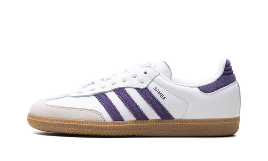 Adidas SAMBA OG WMNS "White Alumina Aurora Plum" JS1392