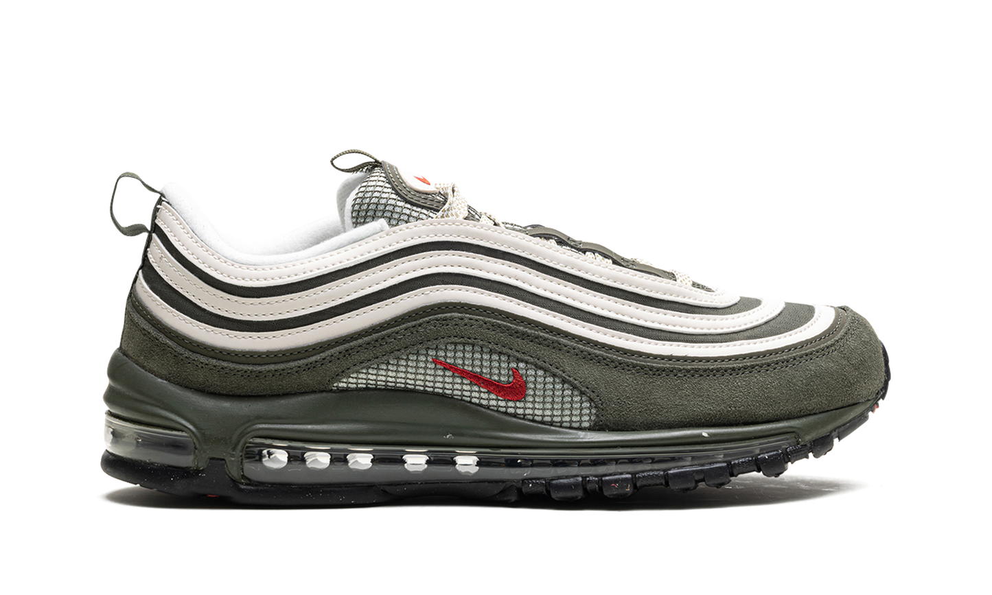 Nike Air Max 97 "Cargo Khaki / Rugged Orange" FB9619 001