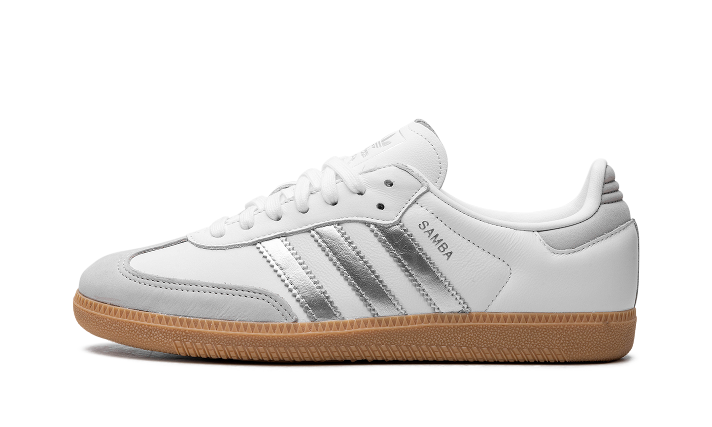 Adidas Samba OG WMNS "White Silver Metallic Grey" JI2725