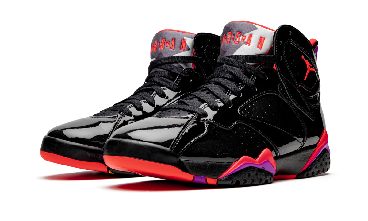 AIR JORDAN 7 WMNS Black Patent Leather 313358 006
