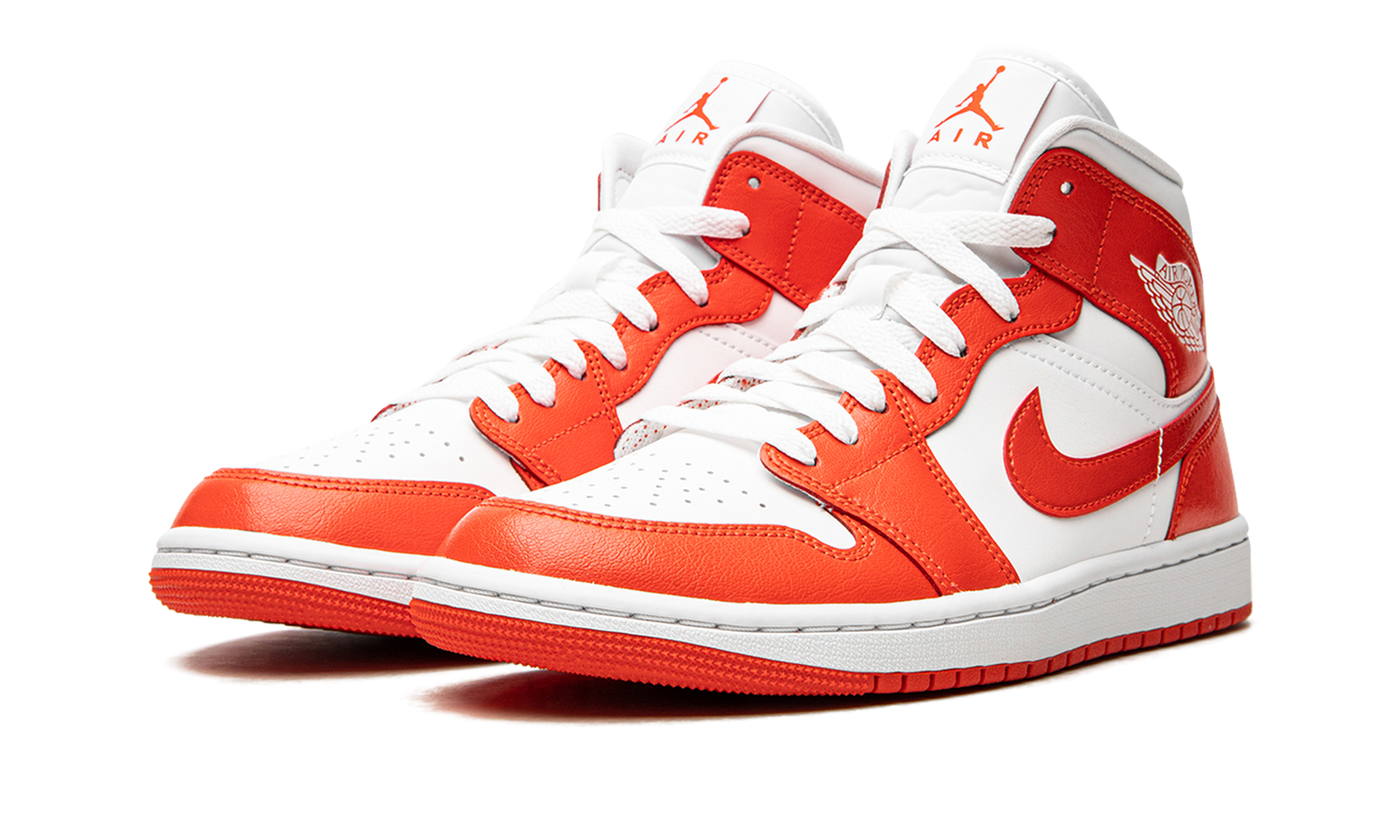 AIR JORDAN 1 MID WMNS Habanero Red BQ6472 116