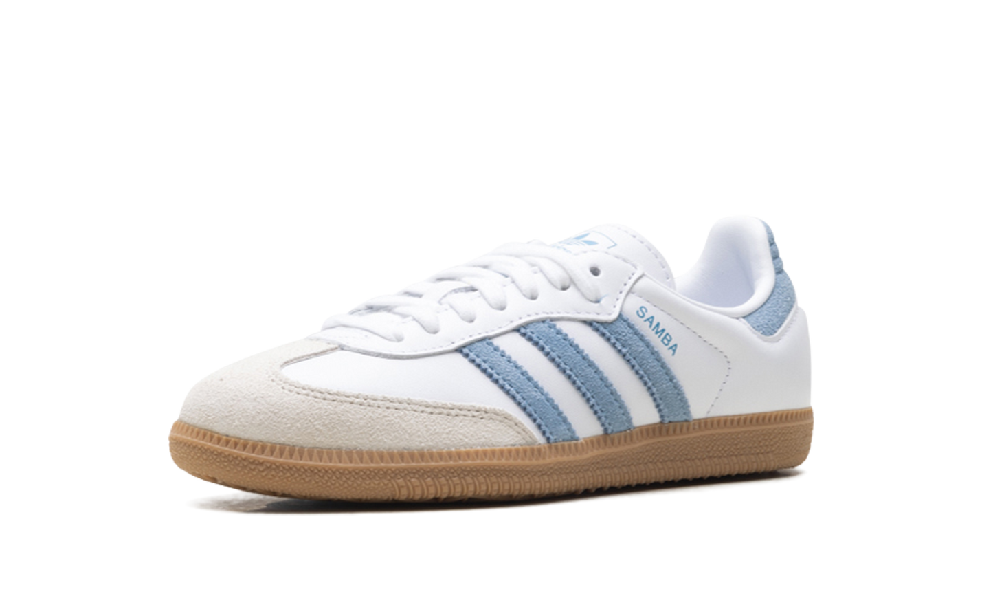 Adidas Samba OG WMNS "White / Ash Blue" JS1391