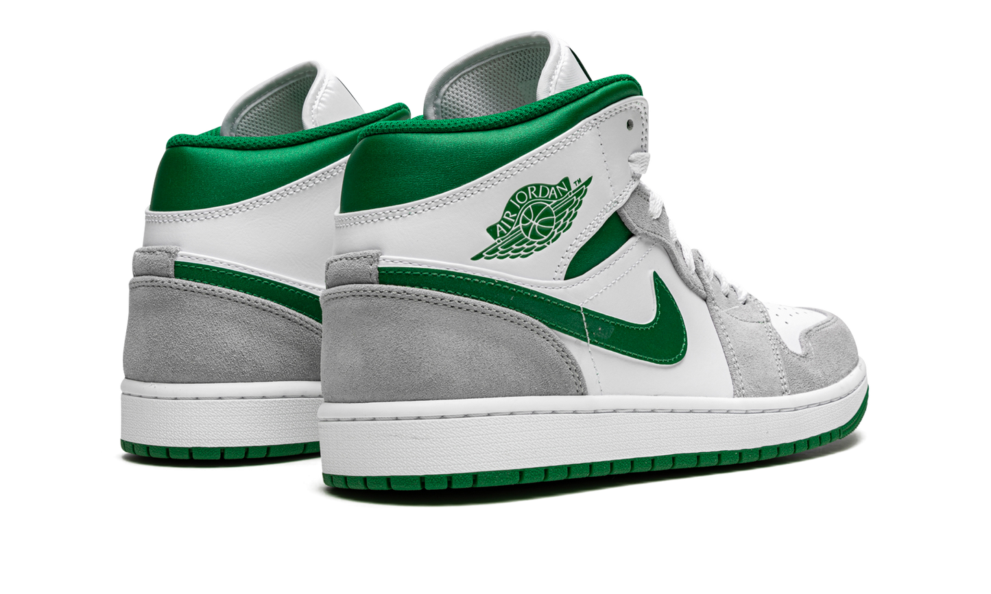 Air Jordan 1 Mid SE Grey / Pine Green / White DC7294 103